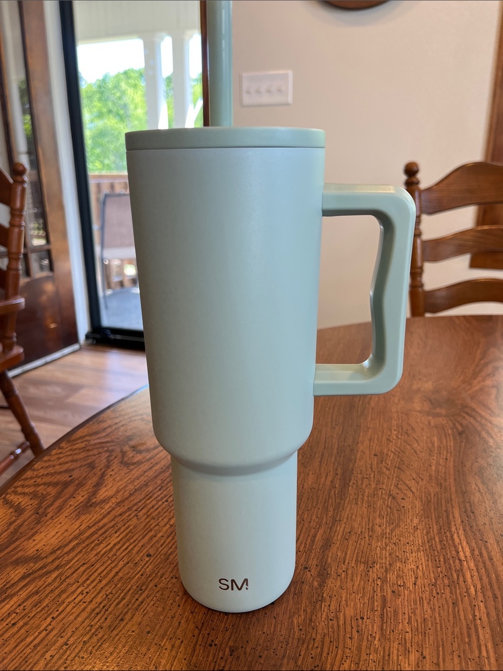 Light Mint Travel Mug with Handle